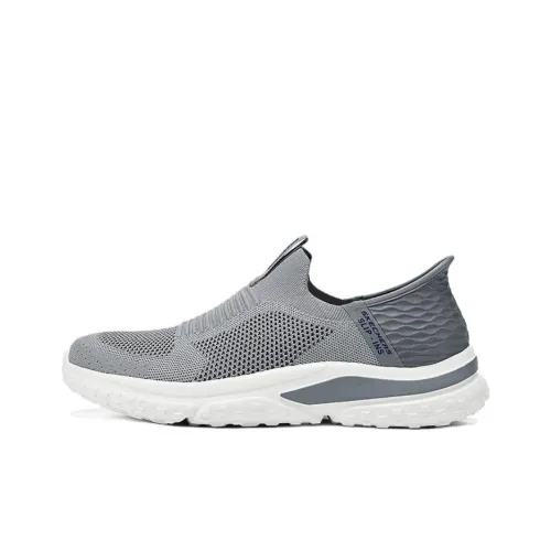 Skechers Slip Ins Низкий Топ Casual Мужской Серый