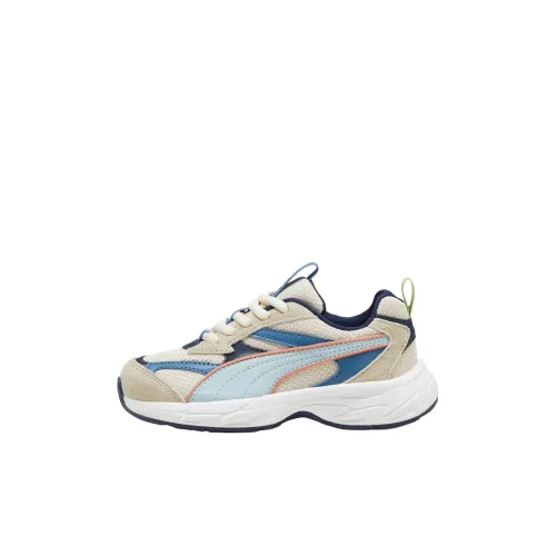 PLAYMOBIL X PUMA Morphic Low Топ Kids Lifestyle Shoes Бежевый синий Детский