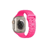 Яблоко G-образной формы, текстурированный, монохромный, ремень-барби розового цвета