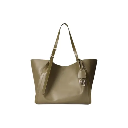 Ralph Lauren Сумка из коровьей кожи Tote Сумка для покупок Сумка через плечо Большая Женская