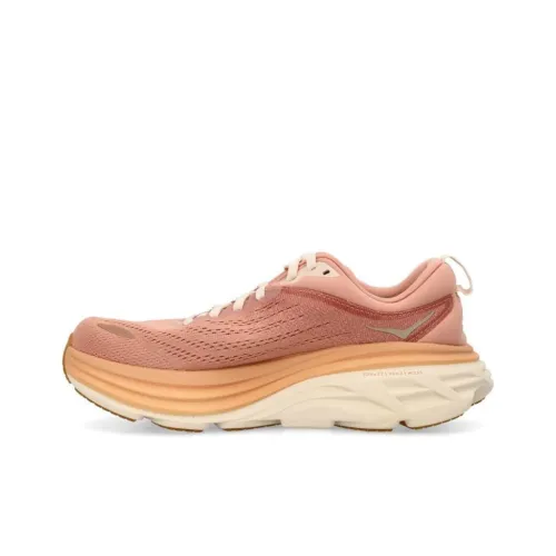 HOKA ONE ONE Tor Ultra Амортизация Износостойкий Низкий Топ Повседневные Беговые кроссовки Унисекс Розовый