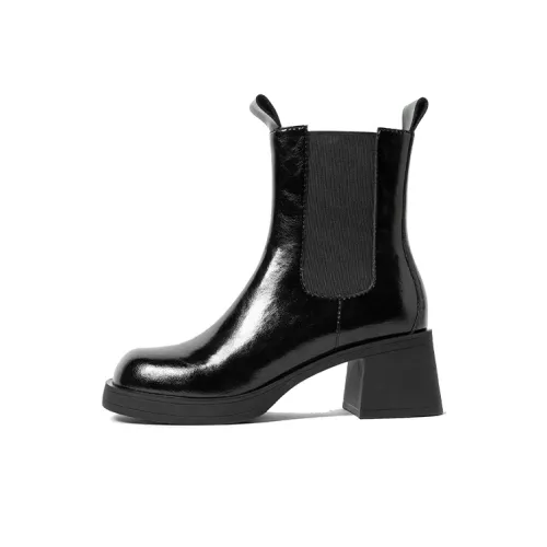 Q.VONTON Челси Черный Женские