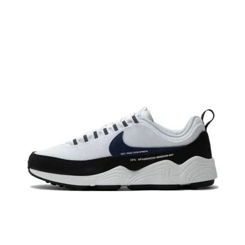 Fragment Design x Nike Zoom Spiridon Slip-resistant Abrasion-resistant Low Top Casual Unisex White Fragment Design x Nike Zoom Spiridon Противоскользящий Устойчивый к истиранию Низкий Топ Повседневный Унисекс Белый