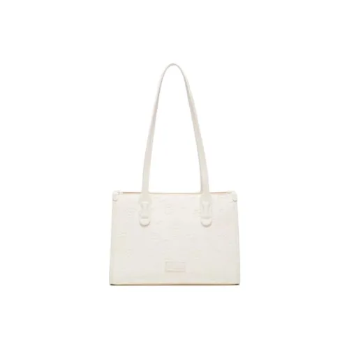 Three Blessings ПУ (полиуретан) Сумка через плечо Средняя Женская Экрю Коричневый С обтрепанным краем Коричневый