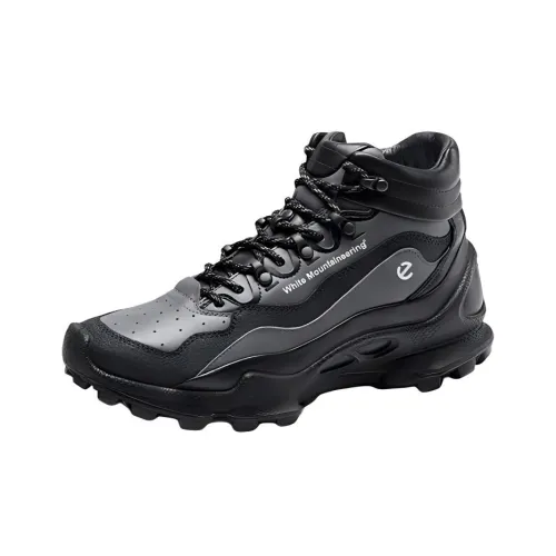White Mountaineering x Ecco Biom Capsule High Top Streetwear Обувь Женская Черная