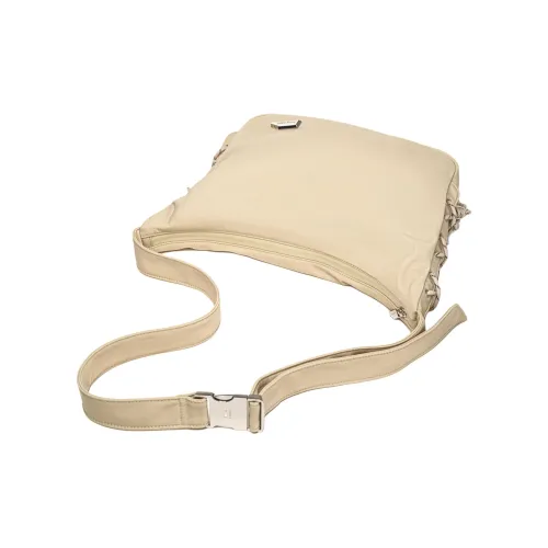 SMTING STUDIO Полиэстер Сумка через плечо Средняя Унисекс Глубокий черный Овсяный