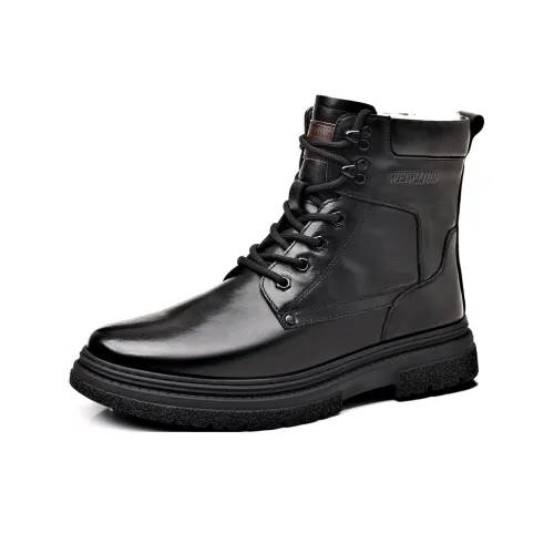 Devanro Короткий Мартин Ботинок 3,5 см Мужской Черный