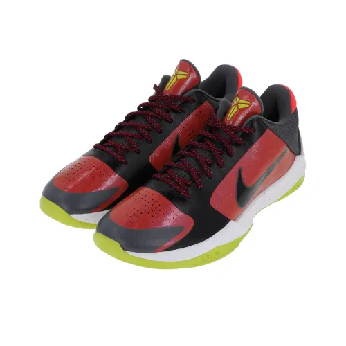 Nike Zoom Kobe 5 Protro PE Устойчивые к истиранию Низкие Баскетбольные кроссовки Мужские Красный Черный