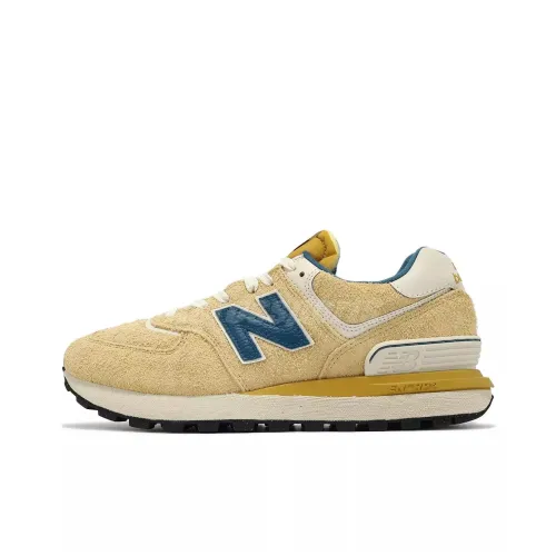 New Balance NB 574 Устойчивый к истиранию Низкий Топ Casual Унисекс Бежевый