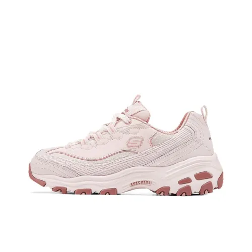Skechers DLITES Масло-Подошва Низкий Топ Розовый Женский