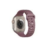 Яблоко G-образной формы, текстурированный, монохромный, ремень - дымчатый фиолетовый