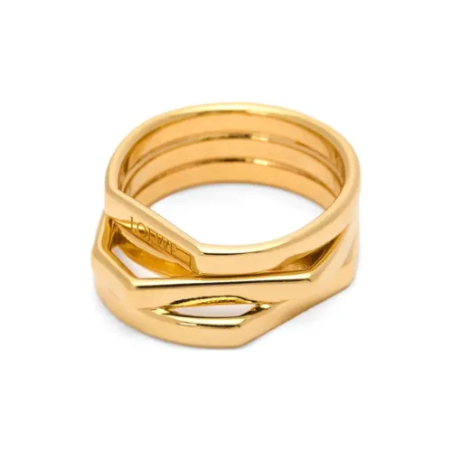 LOEWE Серебряные Кольца Унисекс Золото