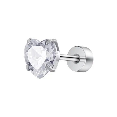 MISS XIA JWY Титановые стальные серьги-гвоздики унисекс