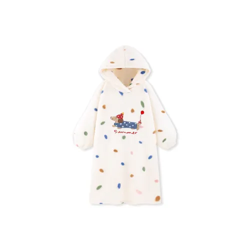 LEZIYUN Экрю Женские Ночные сорочки