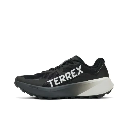 adidas Terrex Agravic Slip Resistant Abrasion Resistant Низкий Топ Беговые кроссовки Женские Черный