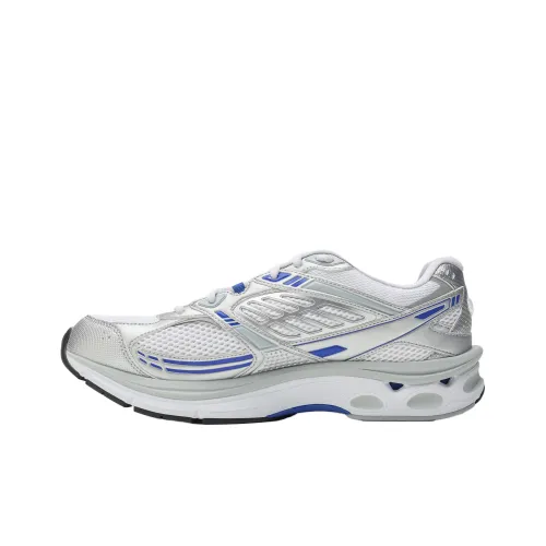 DECATHLON Беговые кроссовки Низкий Топ Снег/Серый/Яркий Индиго Мужской