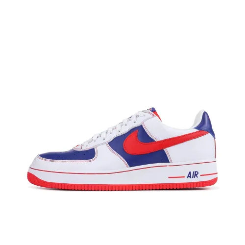 Nike Air Force 1 Remix Da Ki Покрытие Slip-Resistant Низкий Топ Скейтбординг Мужской Белый Синий Красный