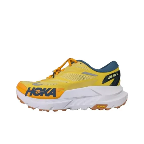 HOKA ONE ONE Mafate X Беговые кроссовки Низкий Топ Желтый Унисекс