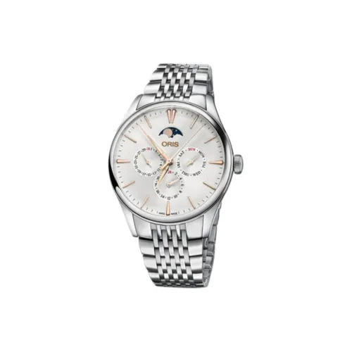 Oris Автоматический Механический Механизм Мужские Часы Culture Collection 40 мм Серебряные