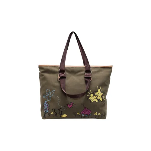 SUN ERATH U Холст Плечевая сумка Стандартная Женская Многоцветная