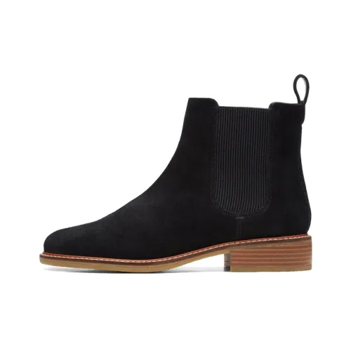 Clarks Chelsea Женские Черные
