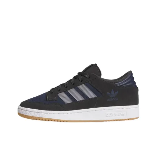 Adidas Originals Centennial 85 Slip-resistant Abrasion-resistant Low Top Skateboard Shoes Unisex Black Gray Adidas Originals Centennial 85 Противоскользящие Устойчивые к истиранию Низкие Кеды для скейтбординга Унисекс Черный Серый