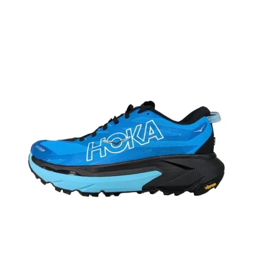 HOKA ONE ONE Низ Резистентный к истиранию Низкий Топ Беговые кроссовки Унисекс Синий