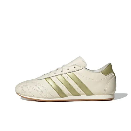 Adidas Originals Taekwondo Slip-resistant Abrasion-resistant Low Top Casual Women's Beige