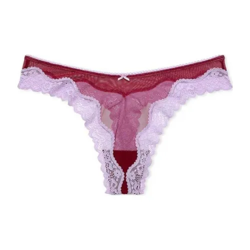 Victoria's Secret 24 Big Show Коллекция TEASE Нижнее белье Женское 1 упаковка Бордовый Фиолетовый