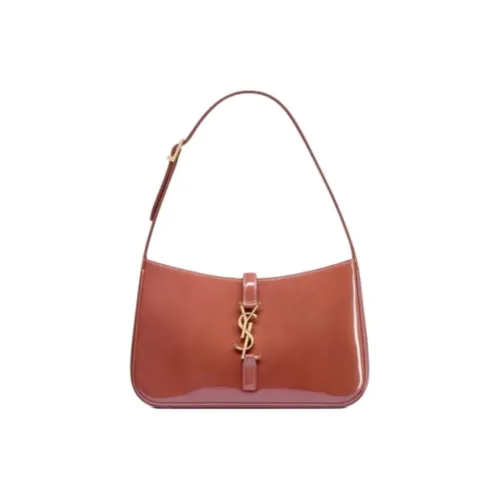 SAINT LAURENT LE5A7 Сумка-хобо из коровьей кожи маленькая сумка на одно плечо женский светло-розовый