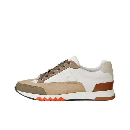 HERMES Trail Low Топ Повседневная обувь 3 см Мужской Бежевый