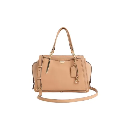 COACH DREAMER Гладкая кожа Тоут Сумка Сумка для покупок Сумка на плечо Большая Женская Светло-коричневая