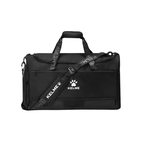 KELME Полиэстер Одно плечо Через плечо Сумка Путешественная сумка Спортивная сумка Экстра-большая Унисекс Черная