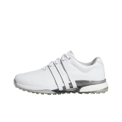 Adidas Tour360 Slip-Resistant Abrasion-Resistant Низкий Топ Мужская Обувь для гольфа Белый