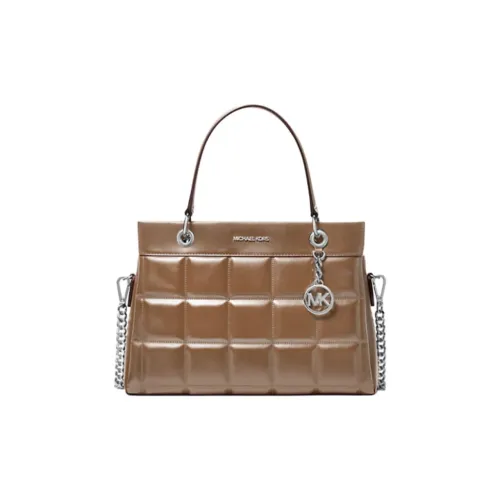 MICHAEL KORS Susan Кожа Тоут Сумка Сумка для покупок Сумка среднего размера Женская Коричневая