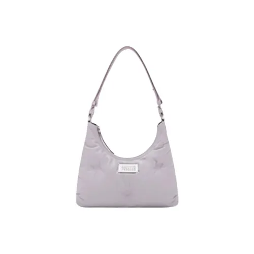 Maison Margiela Glam Slam Full с рельефной кожей наппа хобо сумка через плечо маленькая женская светло-фиолетовая