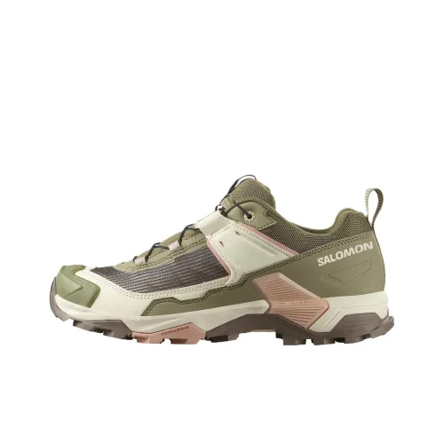 SALOMON Противоскользящая Устойчивая к истиранию Низкий Топ Уличная Обувь Женская Зеленая