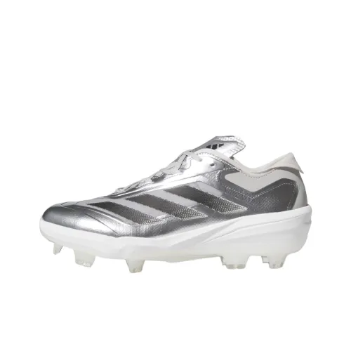 Adidas Adizero Impact Slip-Resistant Abrasion-Resistant Low-Top Training Shoes Men's Silver Adidas Adizero Impact Противоскользящие Устойчивые к Износу Низкие Кроссовки для Тренировок Мужские Серебряные