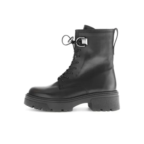 Gabor Модный Короткий Мартин Ботинок 5,5 см Женские Черные