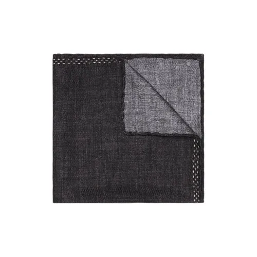 BRUNELLO CUCINELLI Шарфы из шелка тутового дерева Мужской Стальной Серый