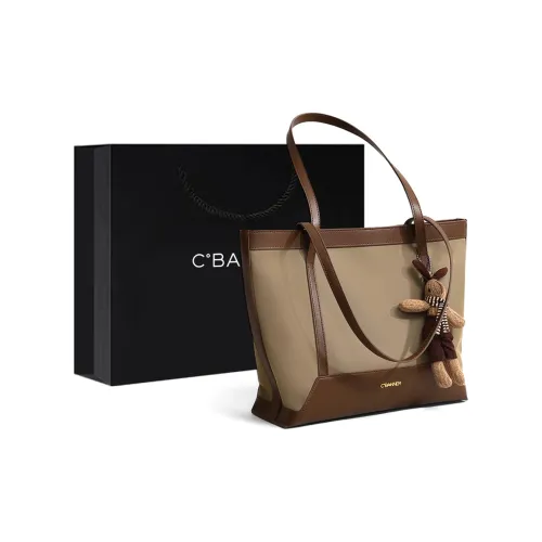 C°BANNER Ткань Синтетическая кожа Тоут сумка Сумка для покупок Сумка Сумка через плечо Обычная Женская Хаки