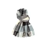 Голубо-серый в клетку