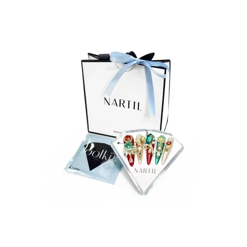 NARTIL Ювелирные украшения Song OF Свет В Ночь False Nail Длинный Однотонный Flashing Мелкие блестки 38mm