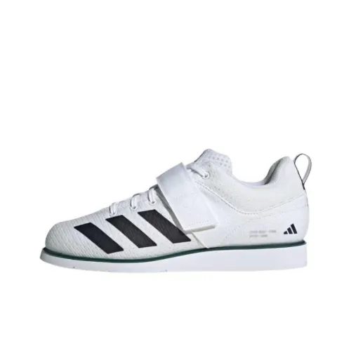 Adidas Powerlift Slip-Resistant Abrasion-Resistant Low-Top Training Shoes Unisex White Black Adidas Powerlift Противоскользящие Устойчивые к Износу Низкие Кроссовки для Тренировок Унисекс Белый Черный