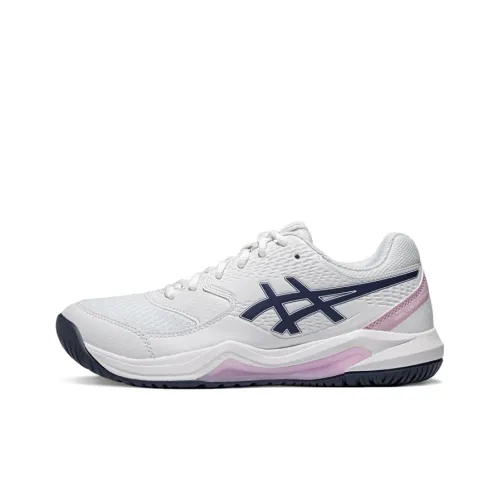 Asics Gel Dedicate 8 Теннисные Кроссовки Низкие Белый/Синий Серый Женские