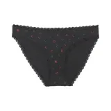 1 пачка (Черный, с многоцветным принтом и буквами)