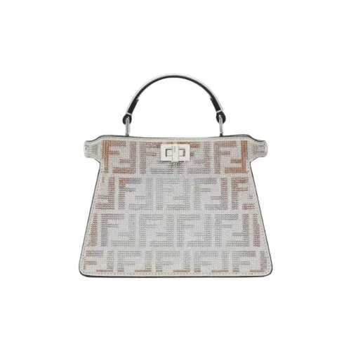 FENDI Кристальная сумка Женская Белая