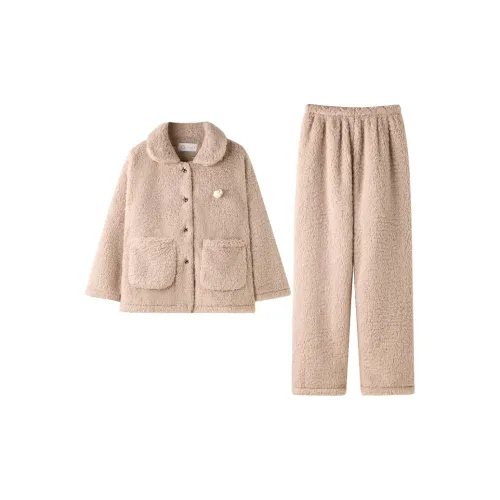 MEONSILL Пижамный комплект женский цвет корица