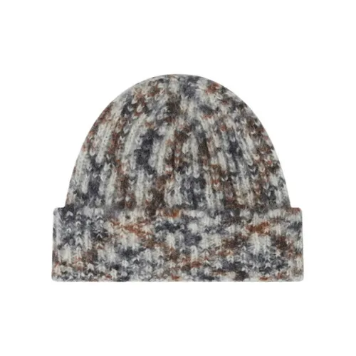 A.P.C Шерсть Мохер Полиамид Хлопок Шапки-бини Унисекс Серый