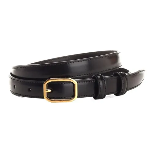 CELINE Кожаные ремни Женские Черный